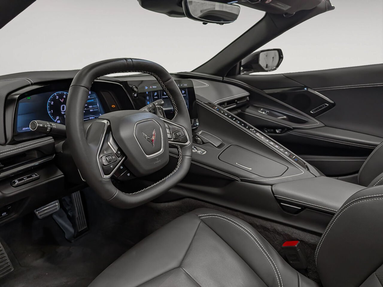 CHEVROLET CORVETTE STINGRAY CABRIOLET Exhaust Performance Suspension Active Bas Km 2024 GRIS LOUP DE MER- TRIPLE COUCHE Sherbrooke - photo #12