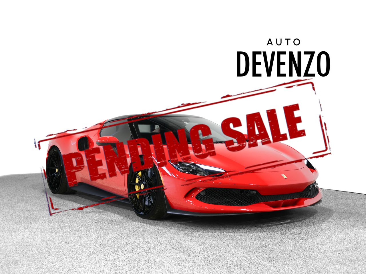 Red 2024 Ferrari 296 GTB Coupe Rear-Wheel Drive Automatic