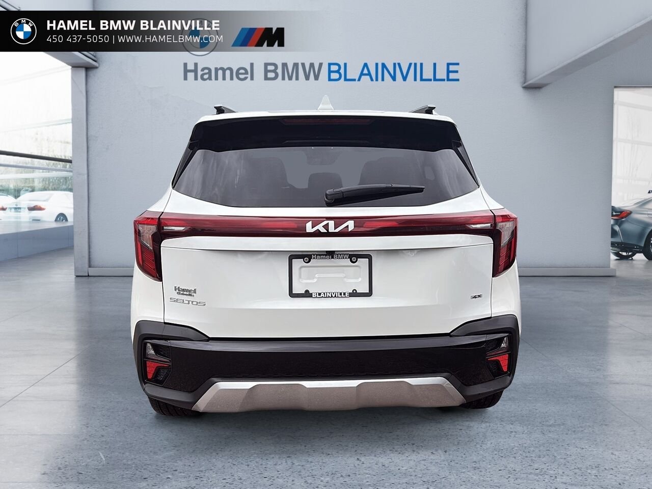 Kia Seltos SX TI avec intérieur noir 2025 Blanc Blainville - photo #2