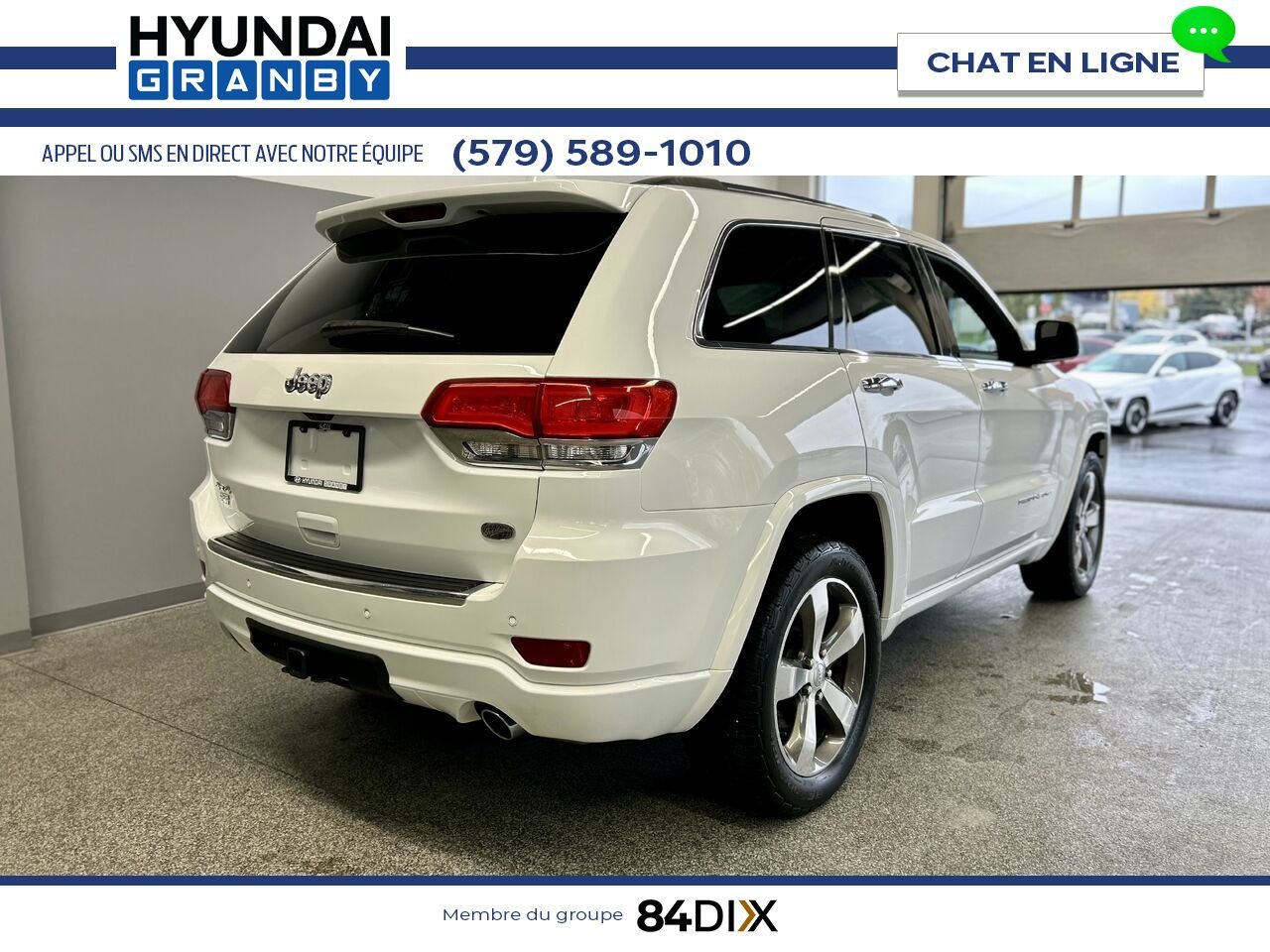 2015 Jeep Grand Cherokee White Granby - photo #6