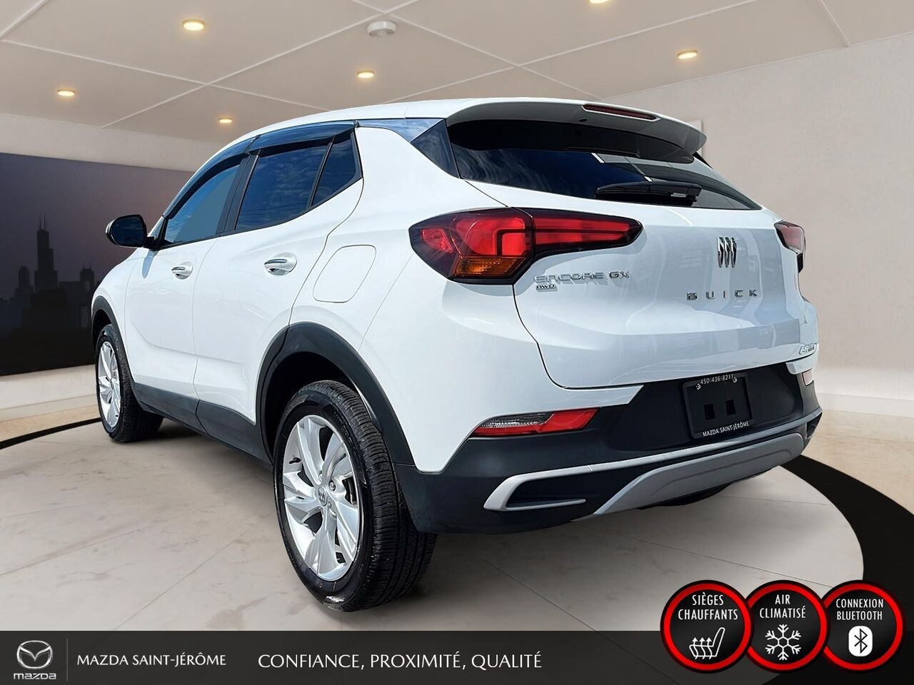 Buick Encore GX Privilegiee | AWD | SEULEMENT 24 001 KM 2024 Blanc Saint-Jérôme - photo #8