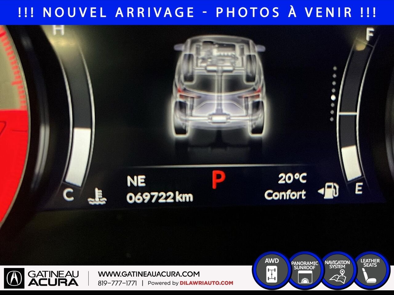 Acura RDX A-Spec SH-AWD 2021 Noir Ottawa & Gatineau - photo #12