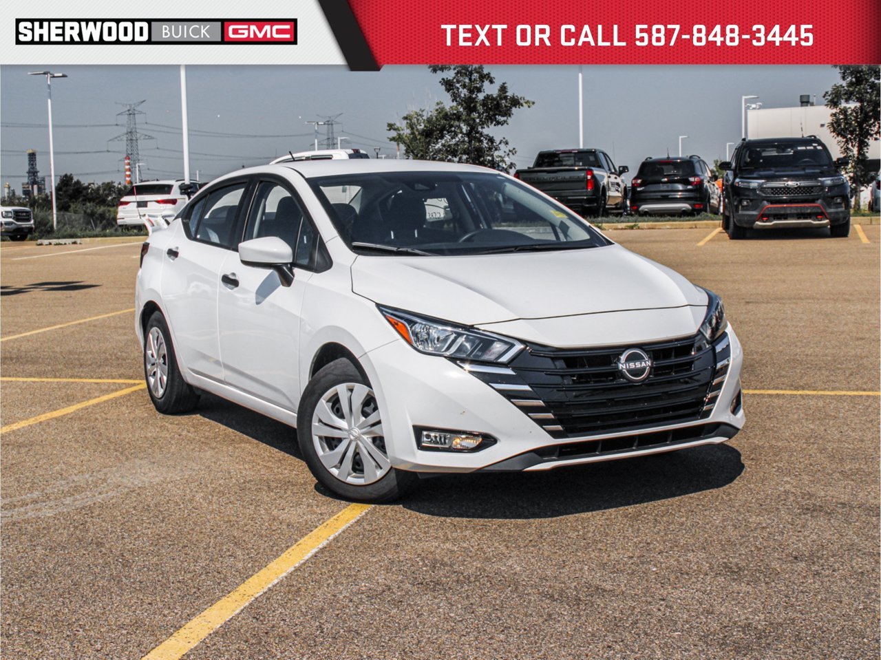 2025 Nissan Versa S CVT White Sherwood Park - photo #0
