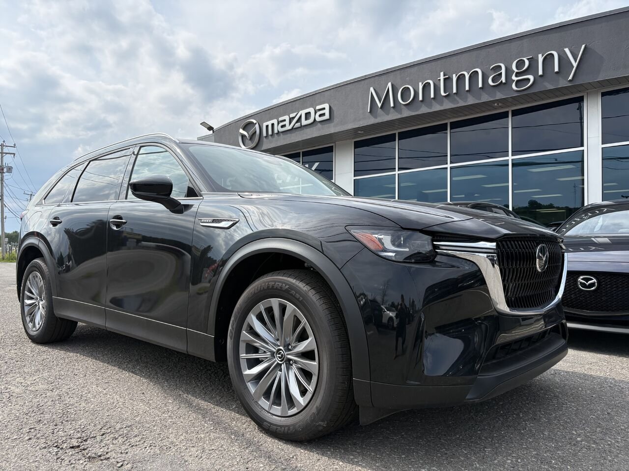 MAZDA CX-90 hybride rechargeable GS-L TI 2026 Noir de jais mica Montmagny - photo #0