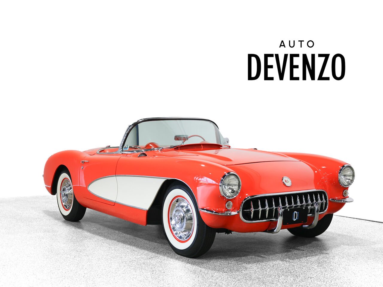 Chevrolet Corvette 1957 Rouge Saint-Eustache - photo #0