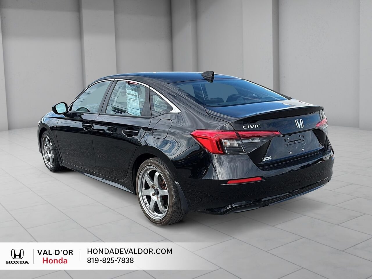 Honda Civic Berline LX CVT 2022 Noir Val-d'Or - photo #3