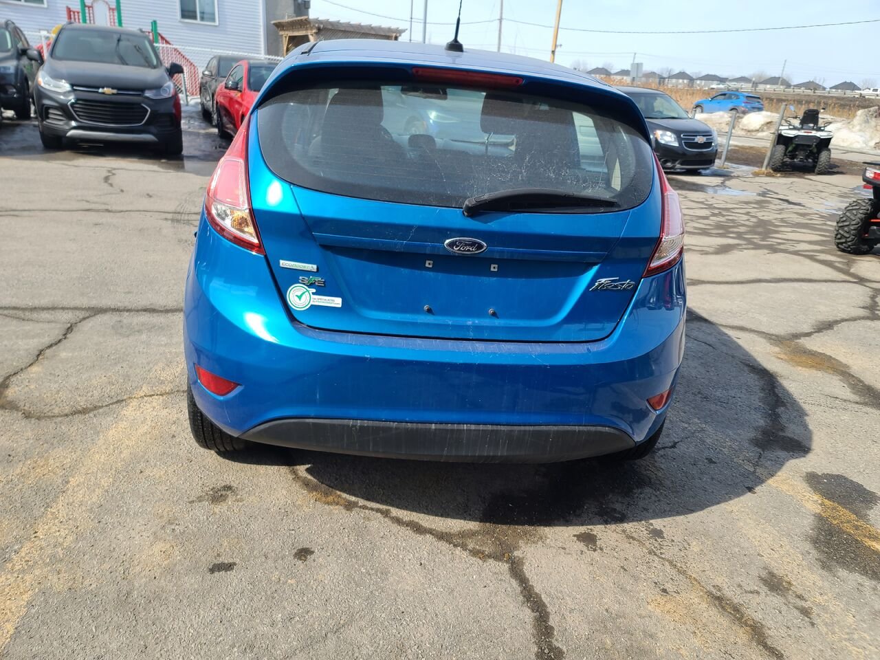2017 Ford Fiesta Blue  - photo #4