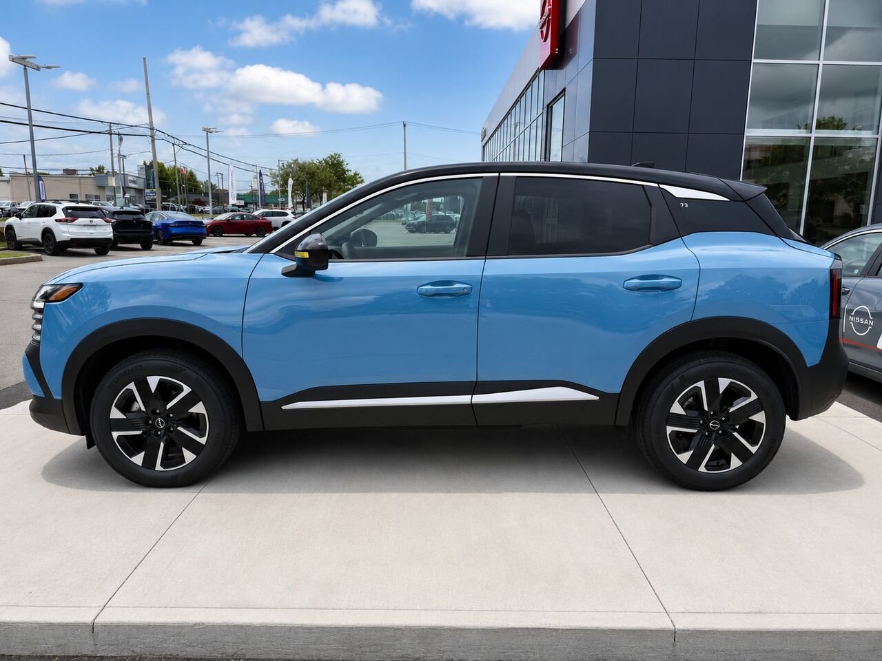 2026 NISSAN Kicks KICKS SV AWD Artic Ice Blue Metallic/Super Black Châteauguay - photo #1