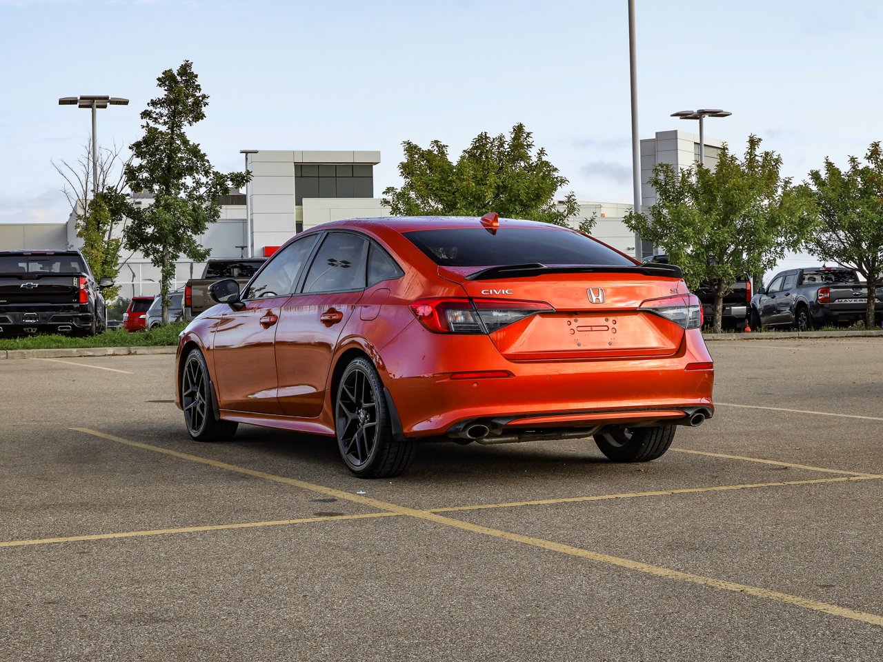 2023 Honda Civic Si Manual Orange Sherwood Park - photo #5