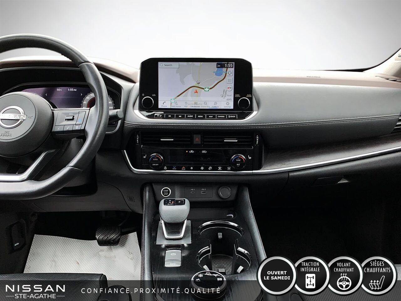 Nissan Rogue Platine | TOIT PANORAMIQUE | CUIR | AWD | CLIM 2 ZONES | 2023 Blanc Saint-Jérôme - photo #10