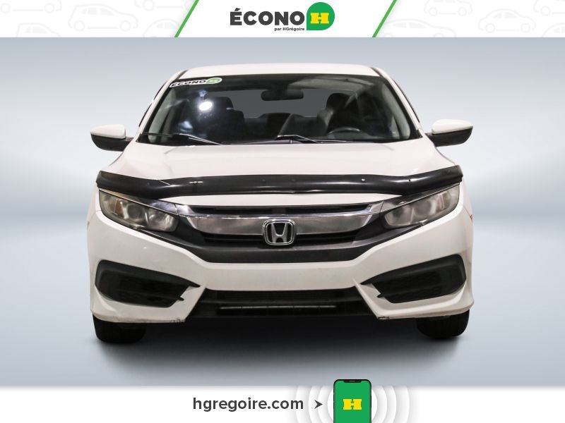 2016 Honda Civic White Laval - photo #1