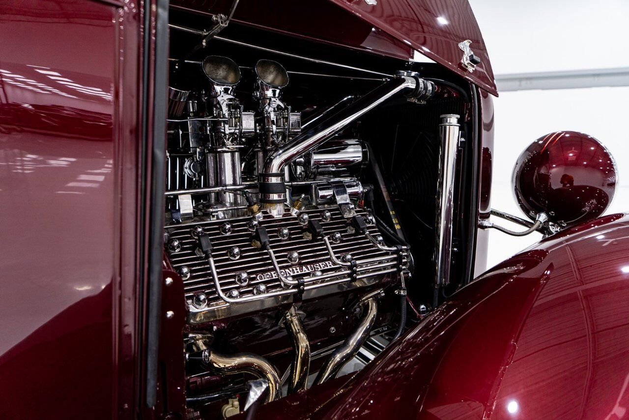 1932 Ford Highboy Lobeck creation spectacular presentation **PRICE IN USD** Red Montreal - photo #44