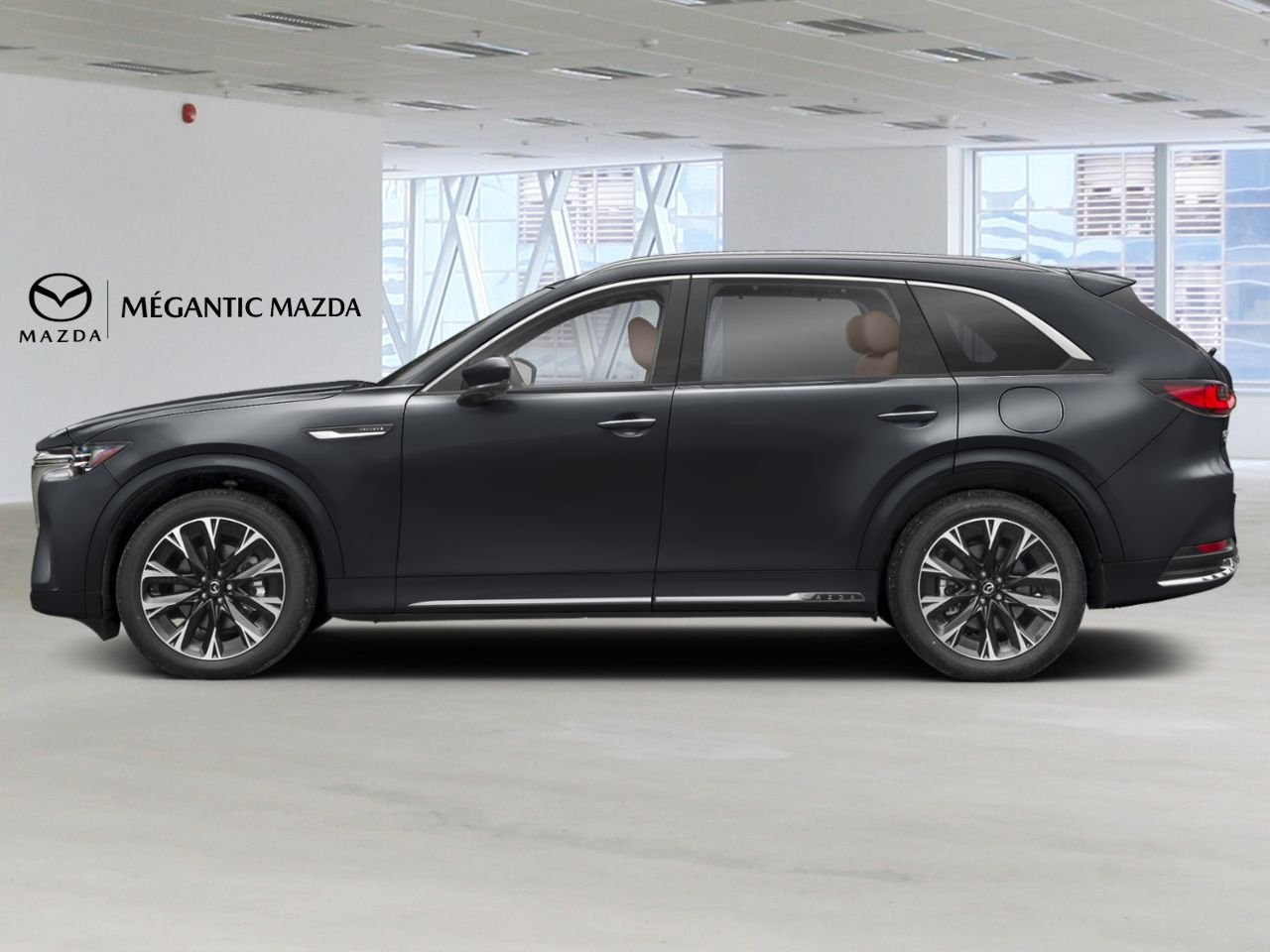 MAZDA CX-90 hybride léger 2026 Noir de jais mica Lac Mégantic - photo #1