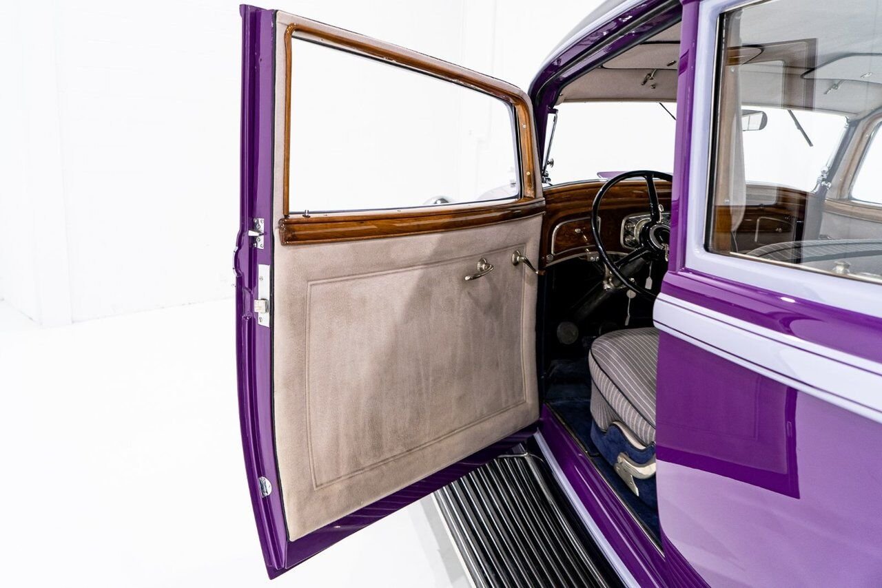1933 Lincoln KB Victoria Coupe One Of 18 Built, And The Only Known Surviving **PRICE IN USD** Purple Montreal - photo #58