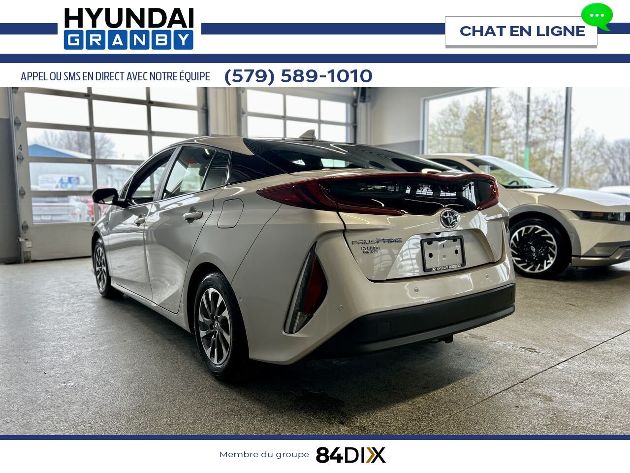 TOYOTA Prius Prime 2021 Gris Granby - photo #4