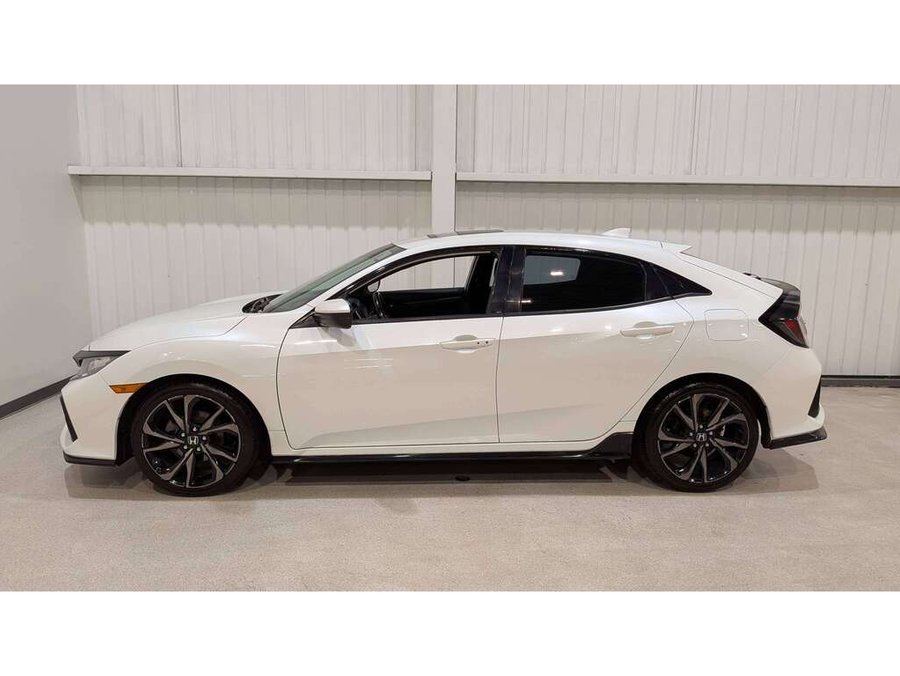 2019 Honda Civic Hatchback White