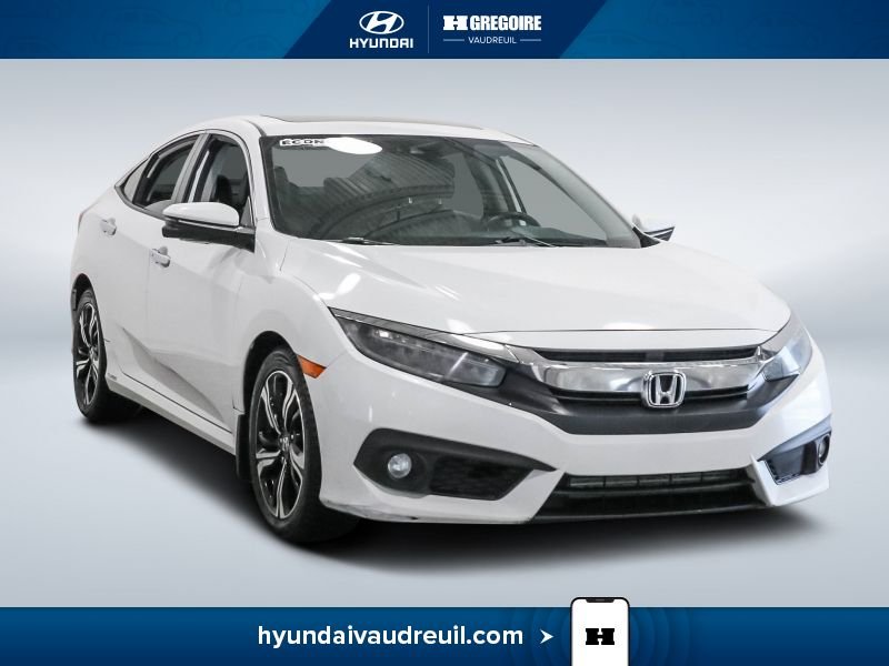 2016 Honda Civic White Laval - photo #0