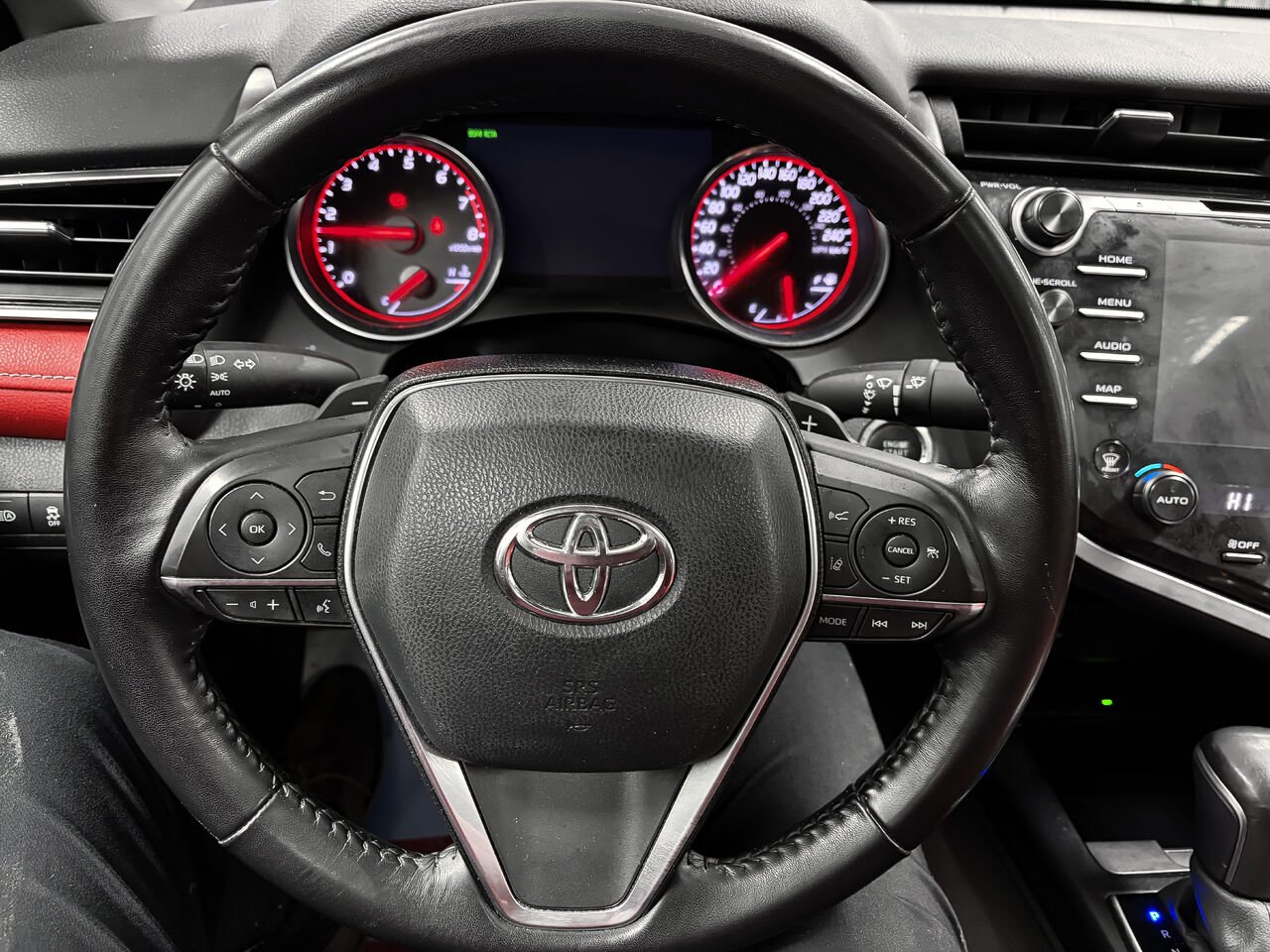 Toyota Camry XSE/TOIT PANORAMIQUE OUVRANT/SIÈGES CHAUFFANTS/AC BIZONE/ 2020 Blanc Sherbrooke - photo #14