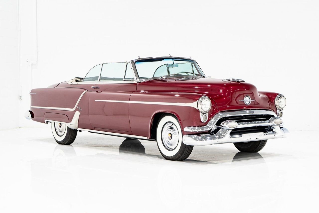 1953 Oldsmobile 98 PRIX EN USD | Convertible Beautifully Presented from complete Restoration Red Montreal - photo #38