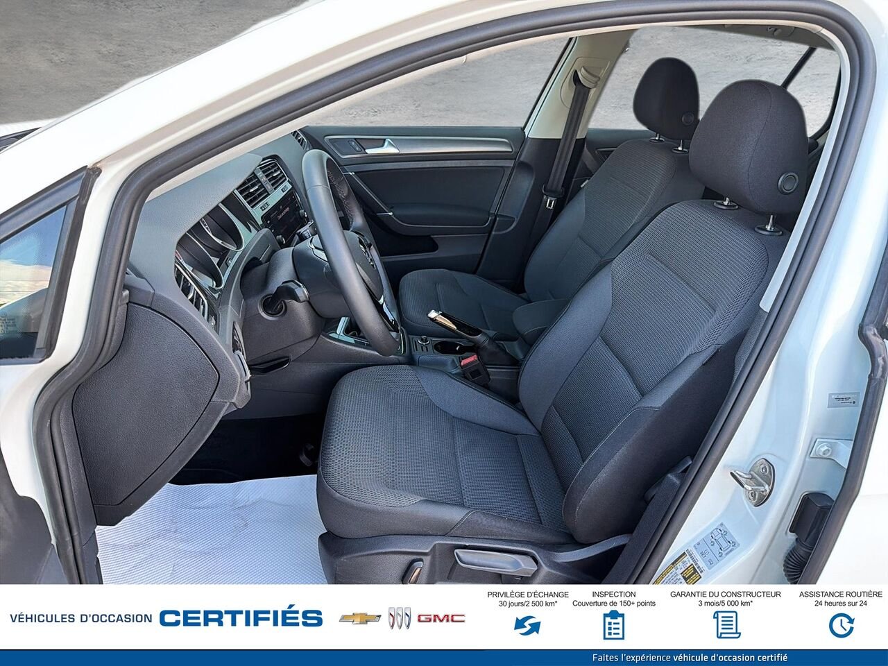 2021 Volkswagen Golf Comfortline 5 portes avec boîte manuelle White Montmagny - photo #7