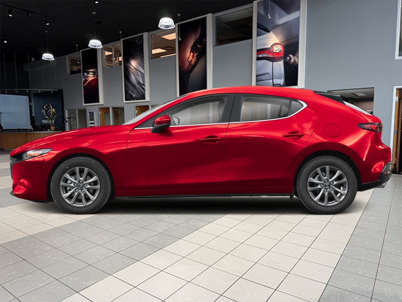 MAZDA Mazda3 Sport 2026 Rouge vibrant cristal métallisé Notre-Dame-des-Prairies - photo #2