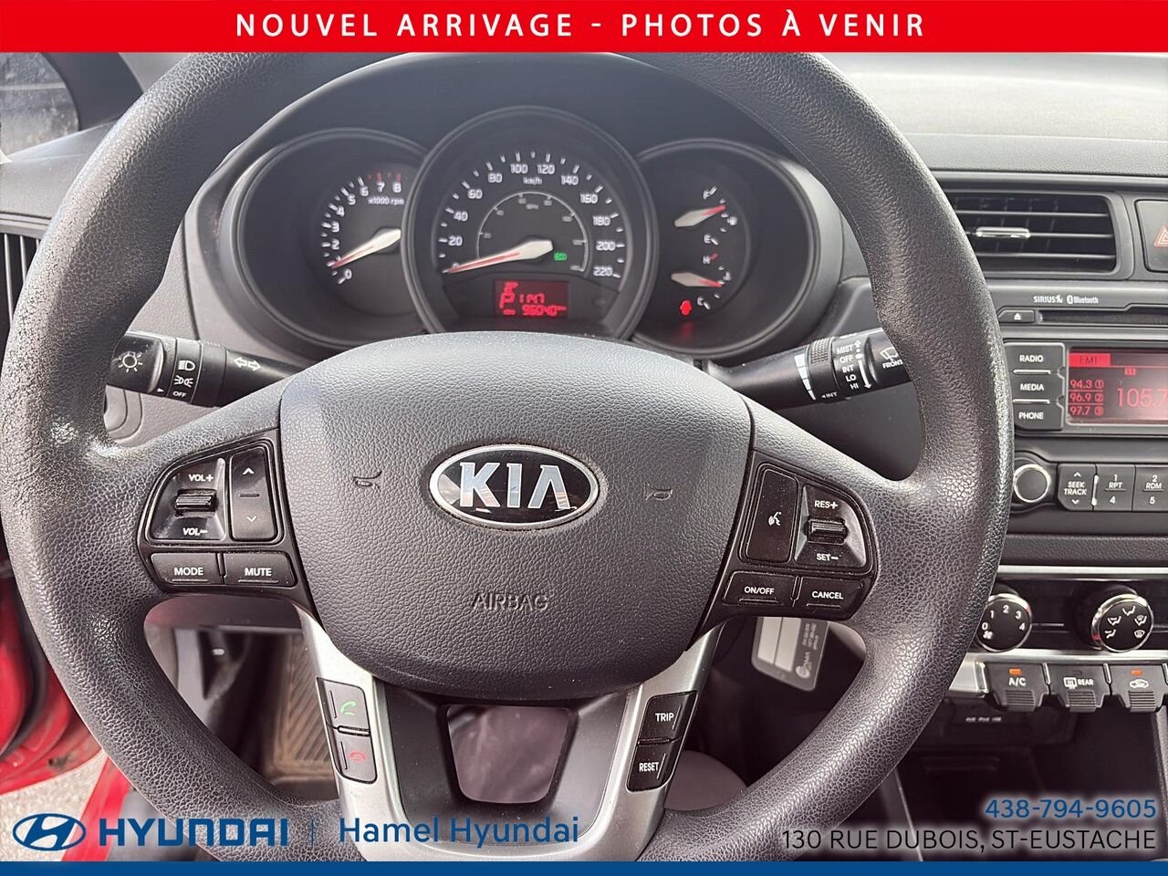2015 Kia Rio Red Saint-Eustache - photo #7