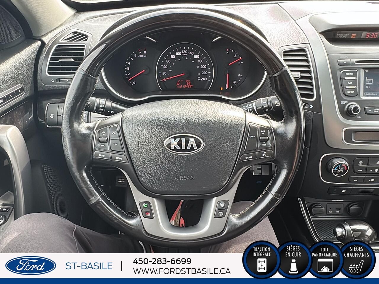 KIA SORENTO 2014 Blanc Saint-Basile-le-Grand - photo #20