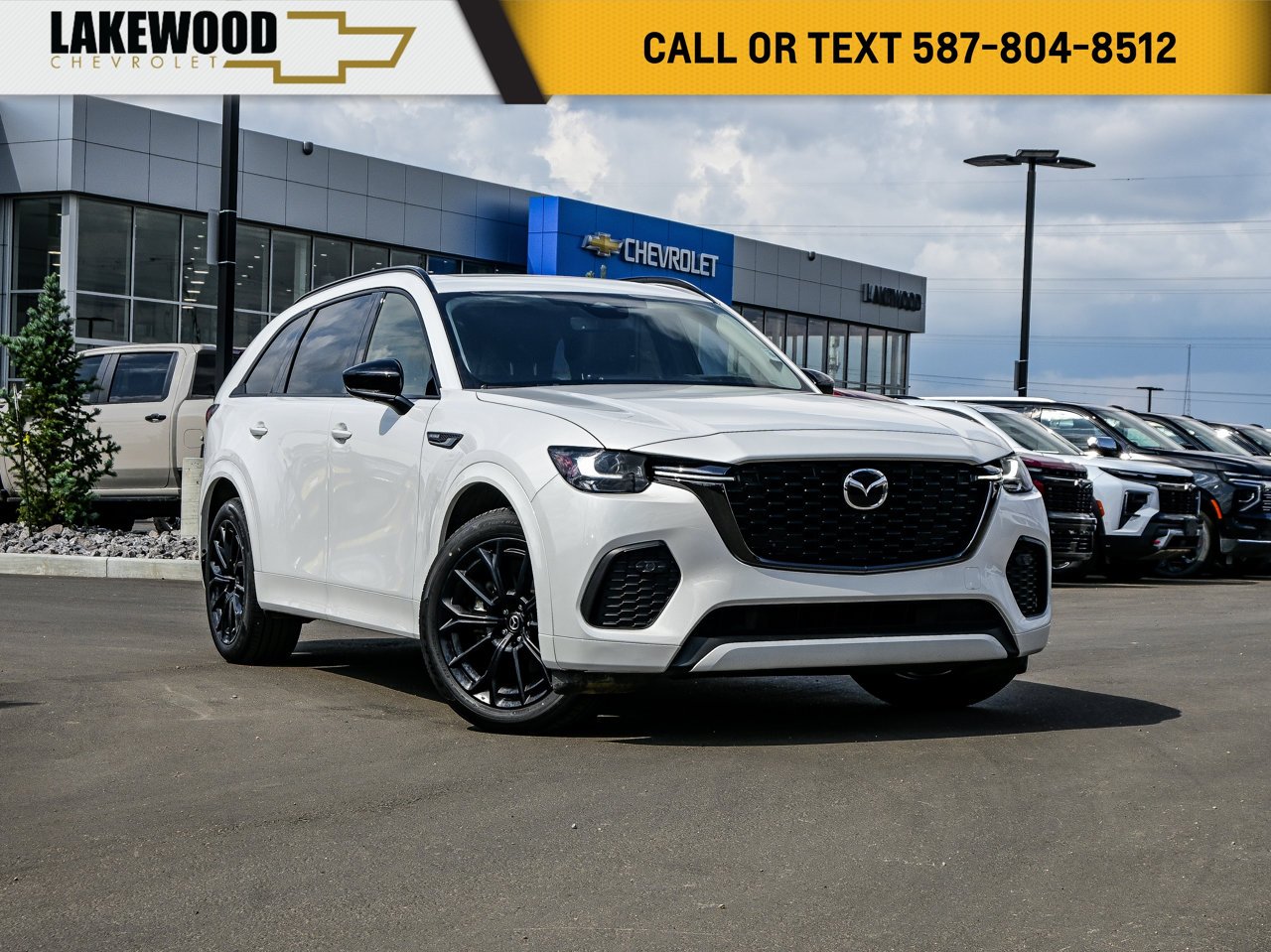 2025 Mazda CX-70 MHEV GT AWD White Sherwood Park - photo #0