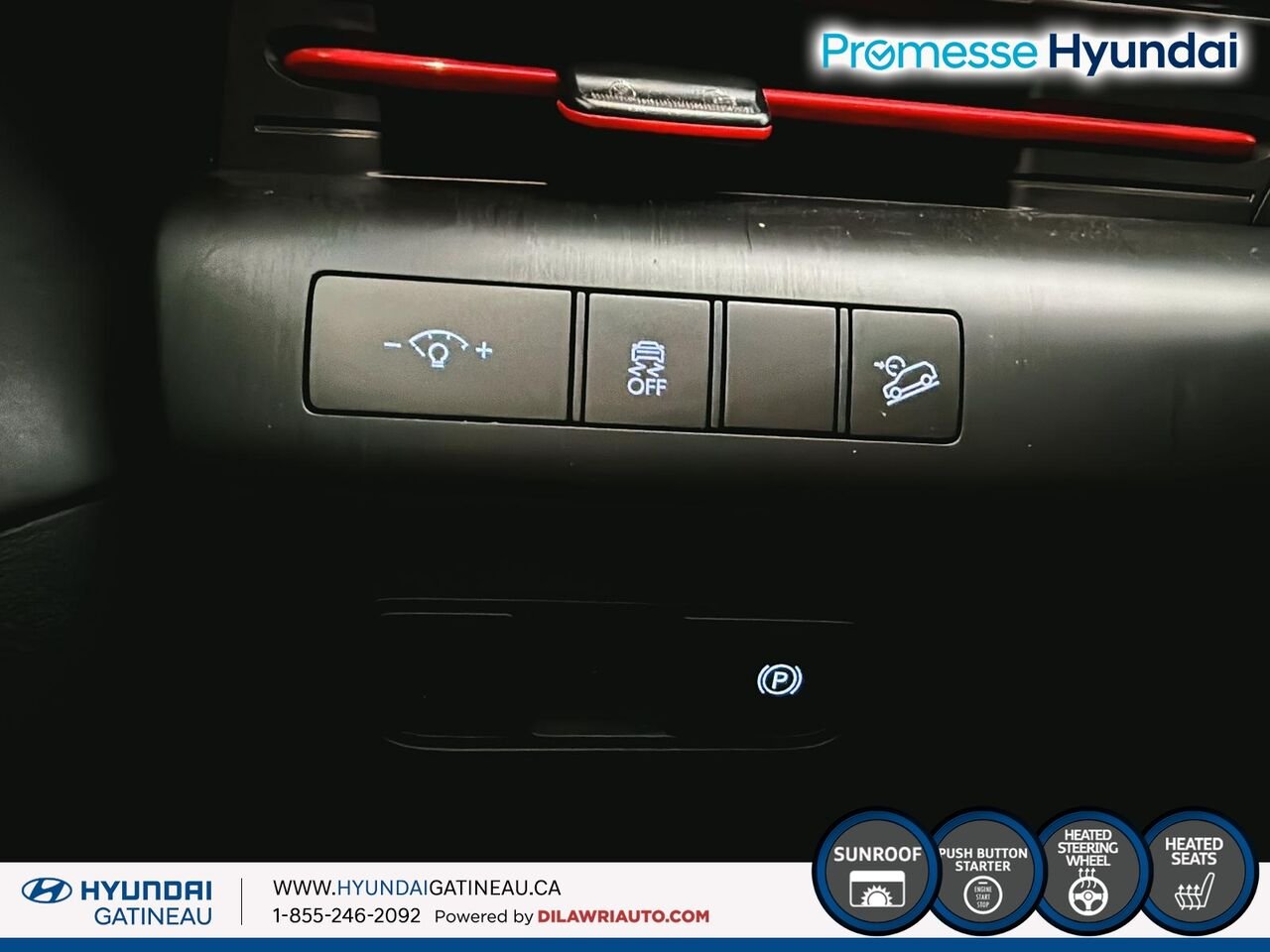 2024 Hyundai Kona 1.6T N Line ***awd , cuir, toit ouvrant, *** White Ottawa & Gatineau - photo #20