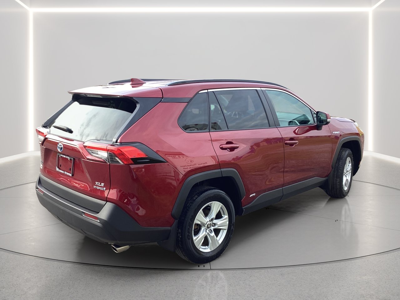 Toyota RAV4 hybride XLE TI 2021 Rouge Gatineau - photo #4