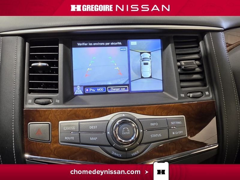 Infiniti QX80 CS6950 | Cuir * Toit * GPS * 7 Places 2017 Blanc Laval - photo #24