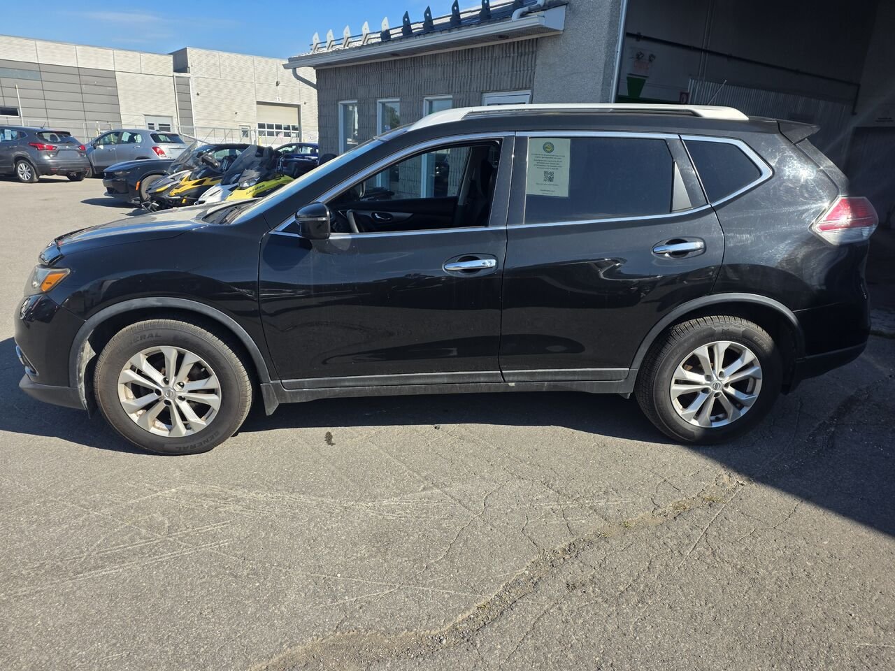 2016 Nissan Rogue Black  - photo #2