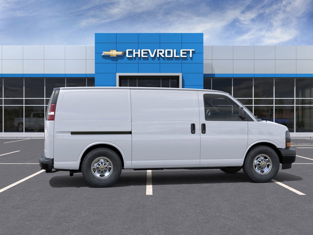 Chevrolet Fourgonnette Express utilitaire Traction arrière 2500 135 po 2025 Blanc sommet Ottawa & Gatineau - photo #4