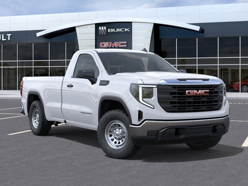 GMC SIERRA 1500 Pro cabine classique 4RM 140 po 2026 Blanc Sherbrooke - photo #6