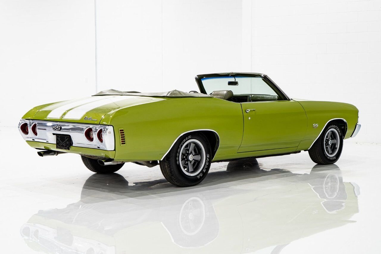 Chevrolet Chevelle SS Matching numbers 454 LS5 4-speed 1971 Vert Montréal - photo #27