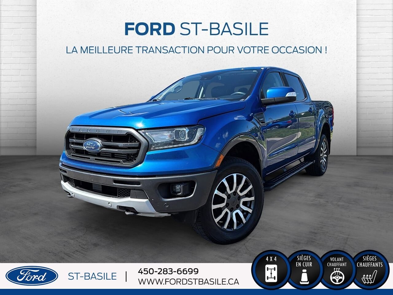 2019 Ford Ranger Blue Saint-Basile-le-Grand - photo #0