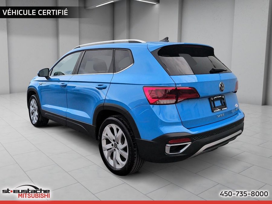 Volkswagen Taos Comfortline 4MOTION-TURBO-TOIT PANORAMIQUE-SIÈGES CHAUFFANTS-CARPLAY 2022 Bleu