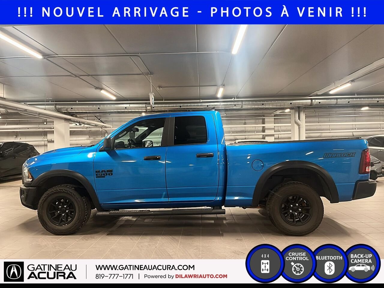 2021 Ram 1500 Classic Warlock Quad Cab 4x4 Blue Ottawa & Gatineau - photo #7