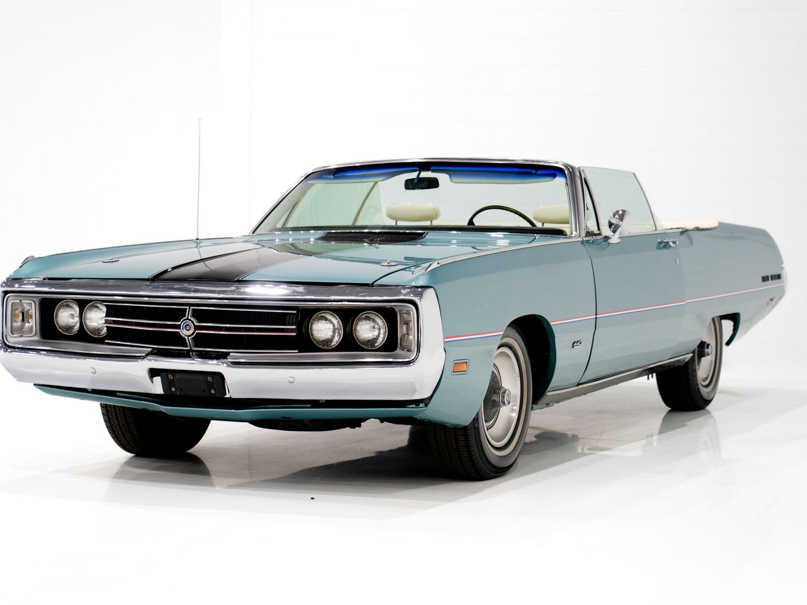 Chrysler 300 1969 Bleu Montréal - photo #21