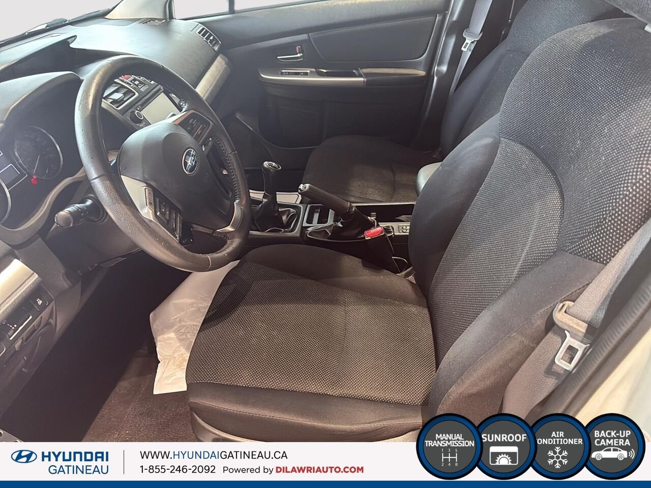 Subaru Impreza Voiture à hayon, 5 portes, boîte manuelle *** bas millage , AWD *** 2015 Blanc Ottawa & Gatineau - photo #7