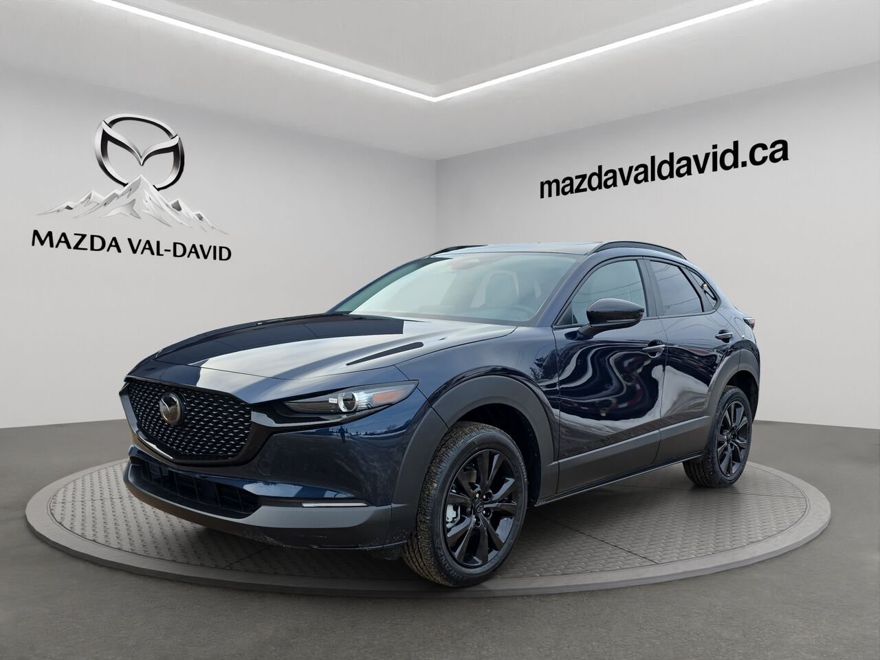 Mazda CX-30 Gs, awd, sièges, volant et rétroviseurs chauffants 2026 Bleu cristal foncé mica Val-David - photo #0