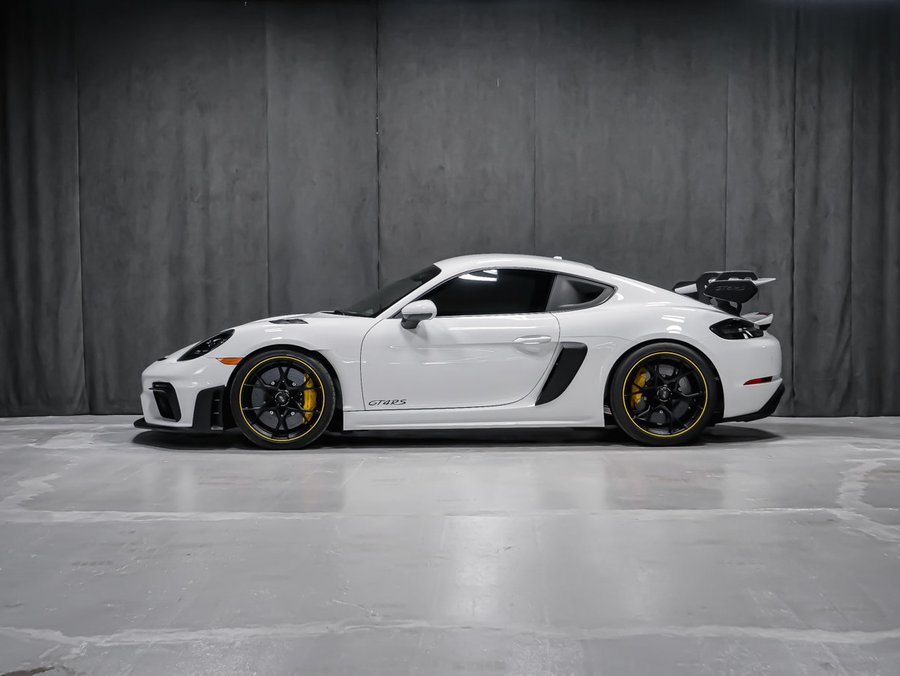 Porsche 718 Cayman GT4 RS 2025 Blanc