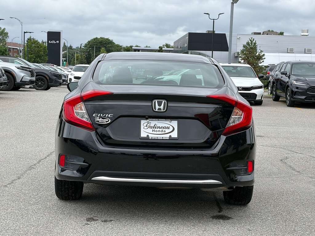 Honda Civic LX 2021 Noir Gatineau - photo #4