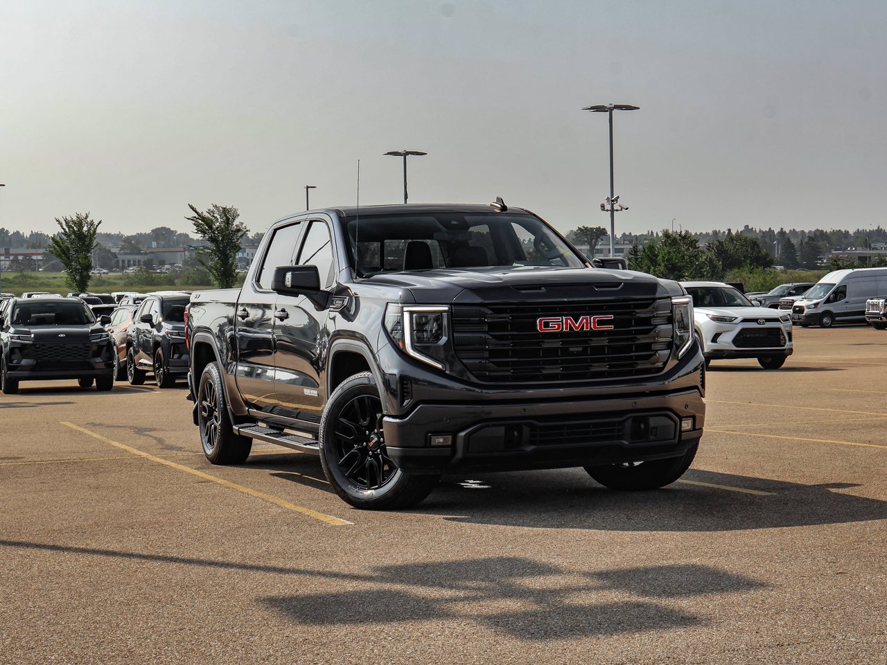 2025 GMC Sierra 1500 4WD Crew Cab 147 Elevation Grey Sherwood Park - photo #1