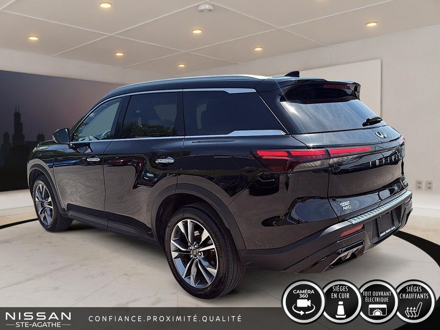 INFINITI QX60 LUXE | AWD | TOIT PANORAMIQUE | 7 PLACES | 2024 Noir