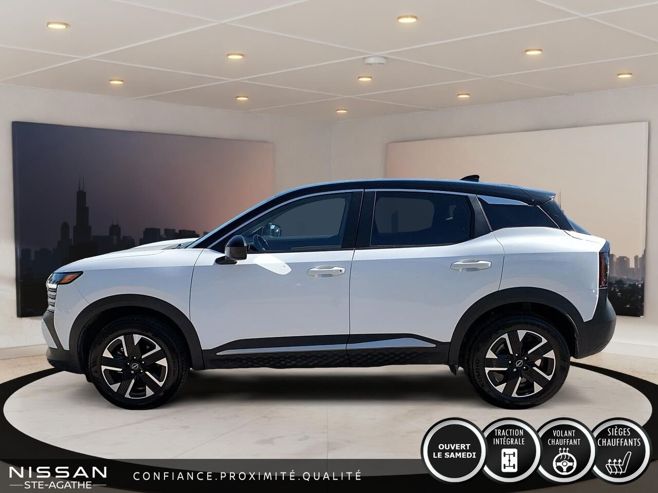 2026 Nissan Kicks SV | AWD | BANCS CHAUFFANTS | MAGS | White Saint-Jérôme - photo #5