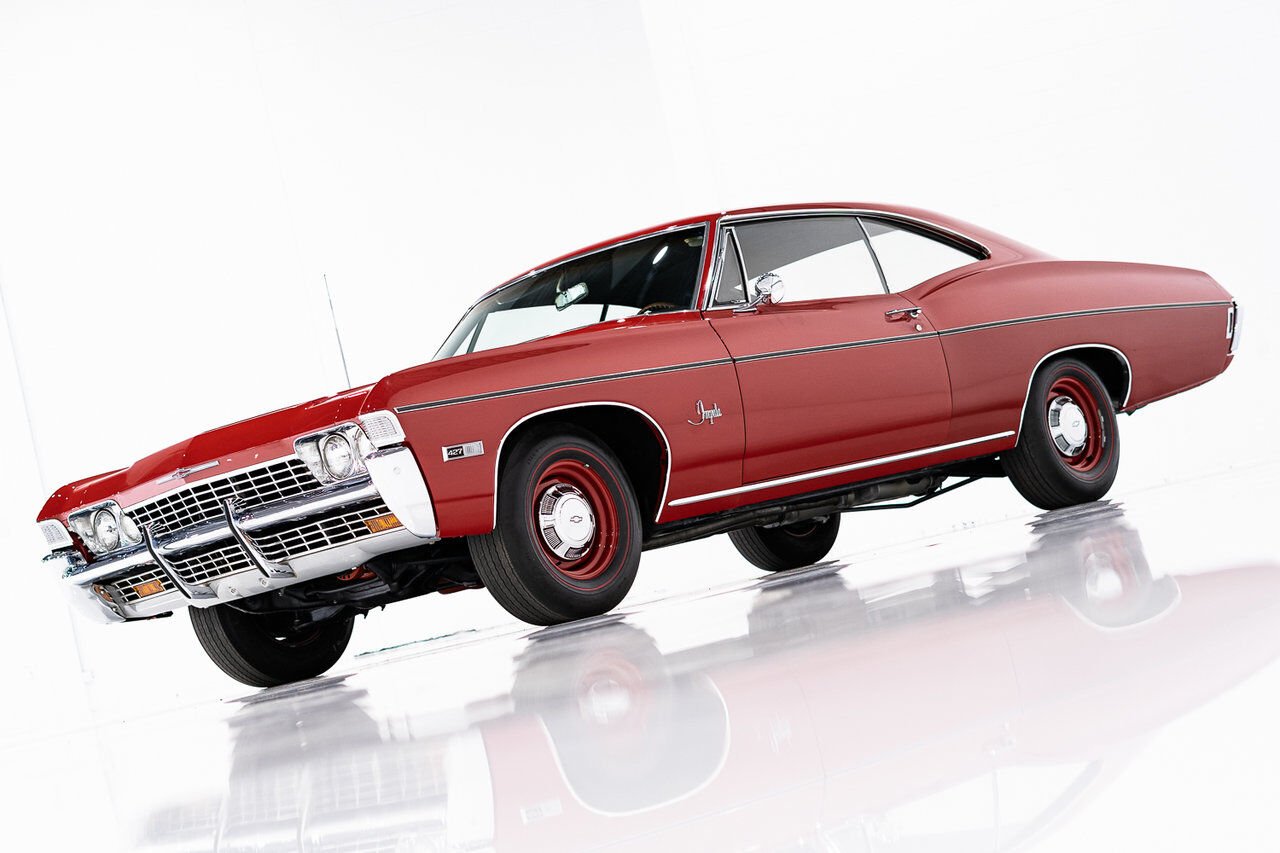 1968 Chevrolet Impala Match N# L72 427/425 4spd 4.56gear Org Bill Of Sale | PRIX EN USD Red Montreal - photo #37