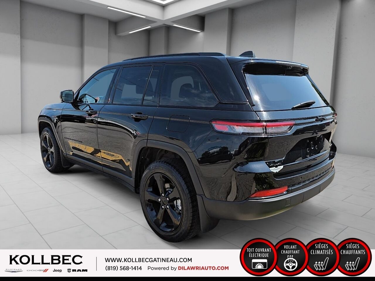 JEEP GRAND CHEROKEE Limited 4x4 2023 Noir Ottawa & Gatineau - photo #16