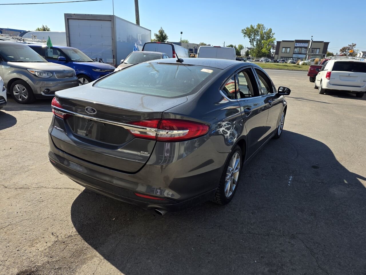 2017 Ford fusion Grey  - photo #4