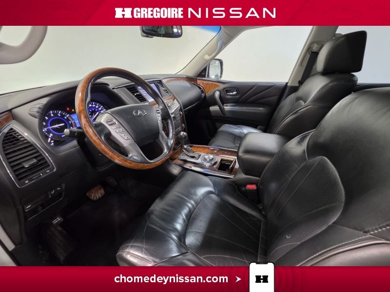 Infiniti QX80 CS6950 | Cuir * Toit * GPS * 7 Places 2017 Blanc Laval - photo #15